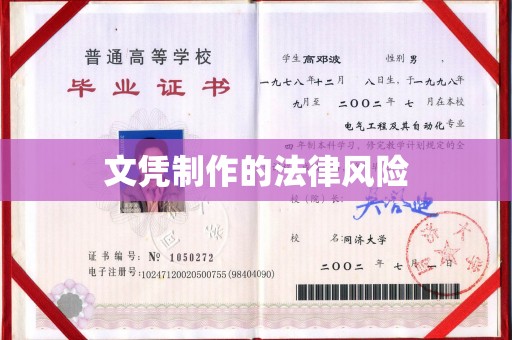营山文凭制作的法律风险