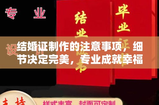 营山结婚证制作的注意事项，细节决定完美，专业成就幸福